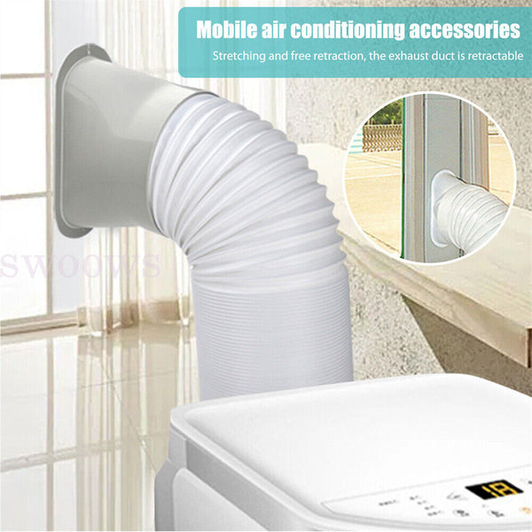 Portable Air Conditioner Window Slide Kit Plate Parts Exhaust Adaptor Hose Duct