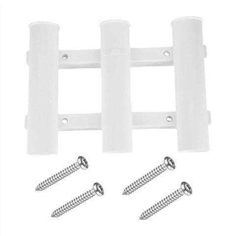 Fishing Rack 3 Tube Rod Holder Rack  Bracket Socket Boat Kayak Plastic Holder AU