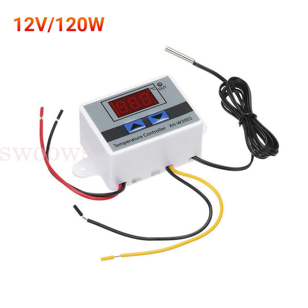 Digital LED Temperature Controller Thermostat Control Switch W/ Waterproof Probe