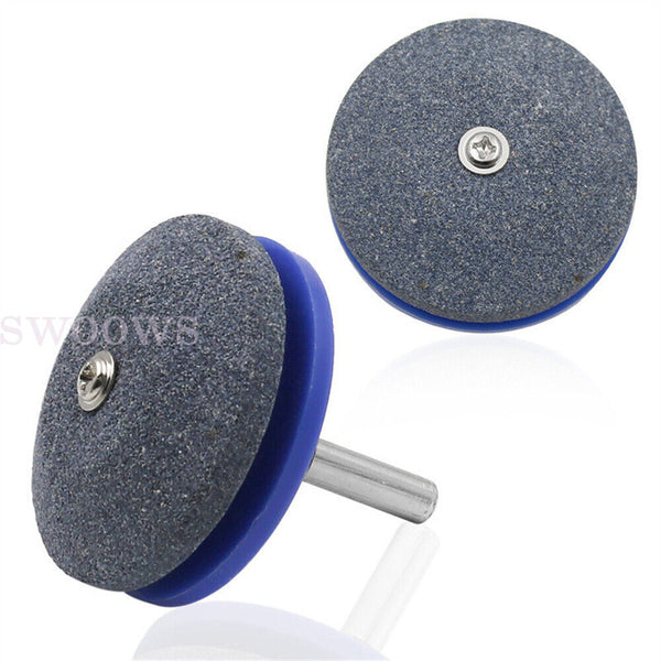 1/5PCS Lawn Mower Blade Sharpener Rotary Stone Grindstone Sharpening Drill Tool