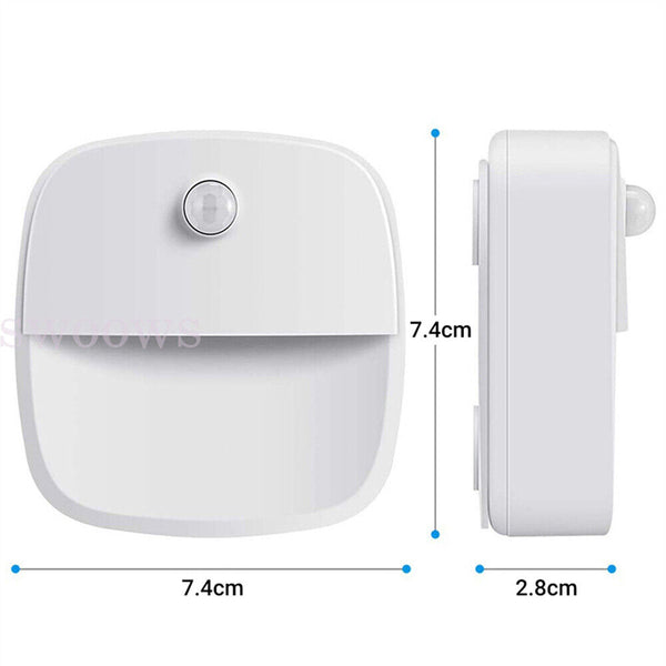 3 pack Durable Night Light Cordless Smart Closet Corridor Motion Sensor PIR