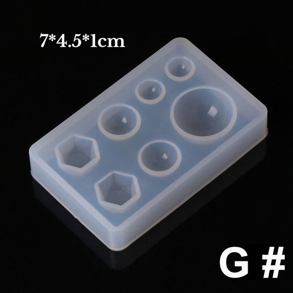 NEW Silicone Resin Moulds Mold Jewelry Earring Pendant Casting Craft DIY Kit Set