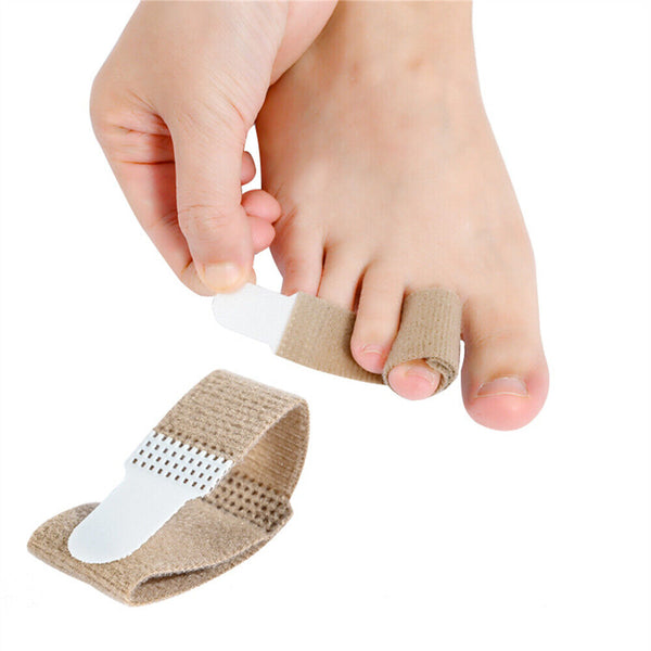 Toe Splints Straightener Bandage Cushioned Corrector for Crooked Hammer Toe