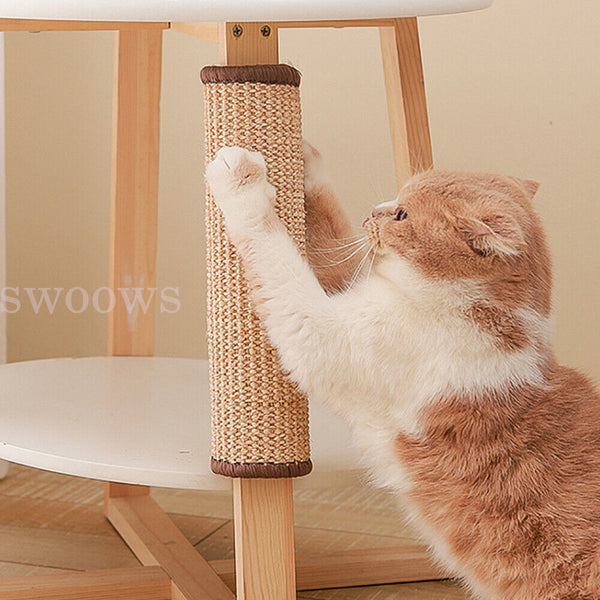 Cat Scratching Mat Scratcher Pad Board Natural Sisal Pet Cat Toys Sofa Protector