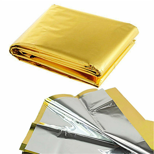 1-3x Space Blanket Thermal Thermo Foil Emergency Camping Rescue First Aid