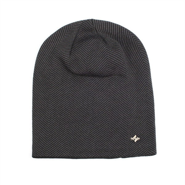 Thick Knitted Wool Hat Winter Warm Cap Men Women Beanie Fleece Ski Skating Cap