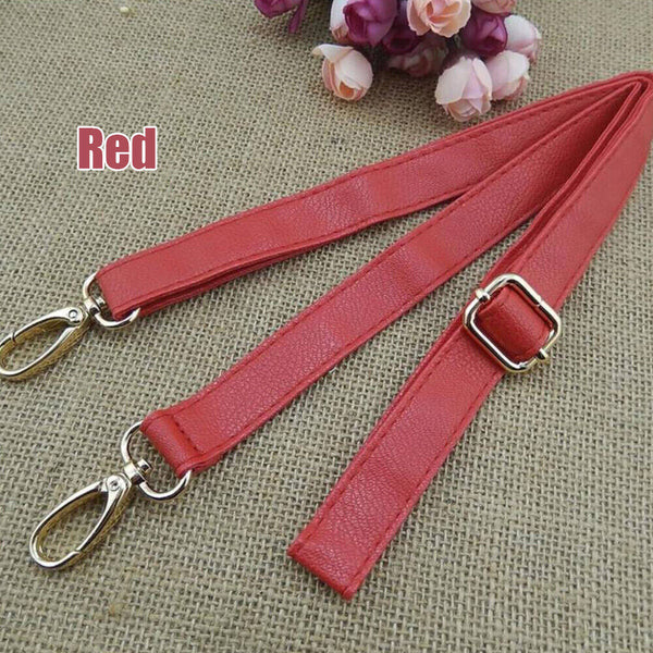 6 Colors Adjustable Shoulder Leather Handbag Bag Purse Strap Replacement 124cm