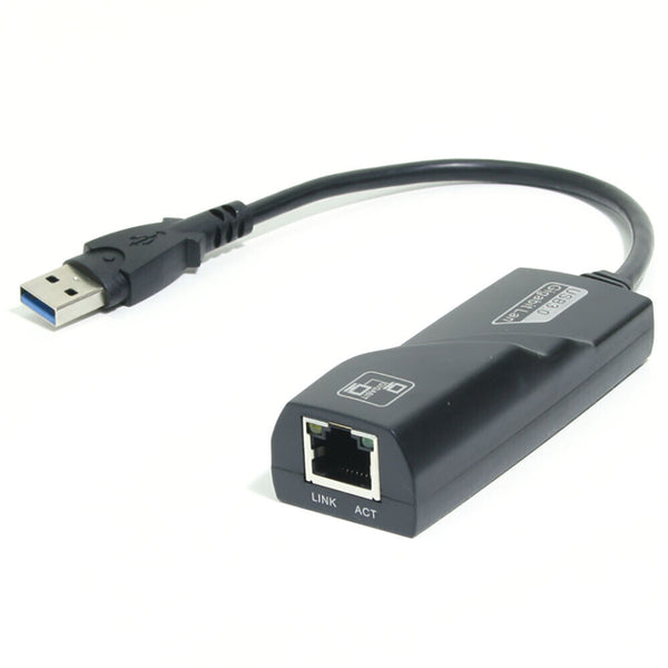 USB 3.0 To RJ45 Gigabit Plug & Play1000 Mbps Ethernet Adapter Network Lan Card