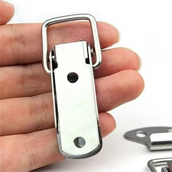 Stainless Steel ToggleClasp Case Clip SuitcaseTool Box Chest Trunk Latch Lock A+