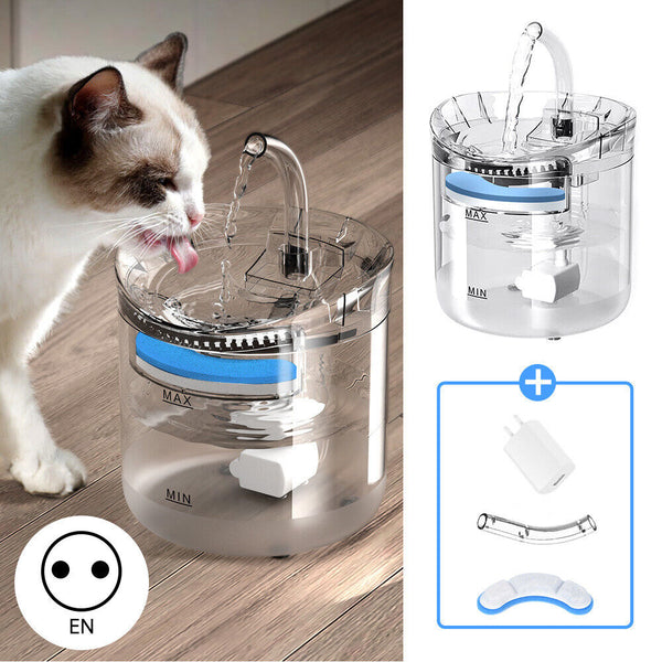 NEW 2L Automatic Electric Pet Water Fountain Dog Cat Drinking Dispenser Filter A