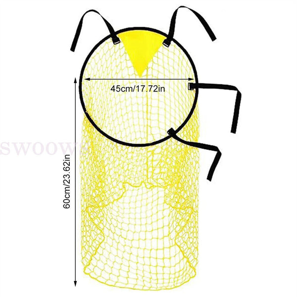 1/2 Football Target Net Soccer Target Goal Net  Soccer Top Bins Goal Target Bag