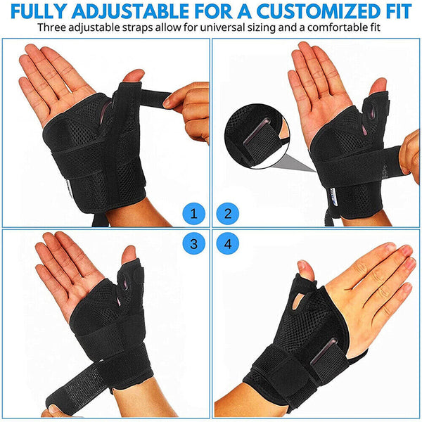 Thumb Support Wrist Arthritis De Quervains Spica Splint Carpal Tunnel Hand Brace