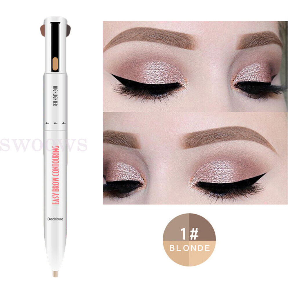 4 in 1 Brow Contour Pen Defining & Highlighting Makeup Beauty Tool Pencil