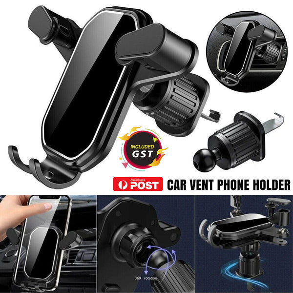 Mount Stand Bracket Air Mobile Clip Cradle Universal Hook Car Vent Phone Holder