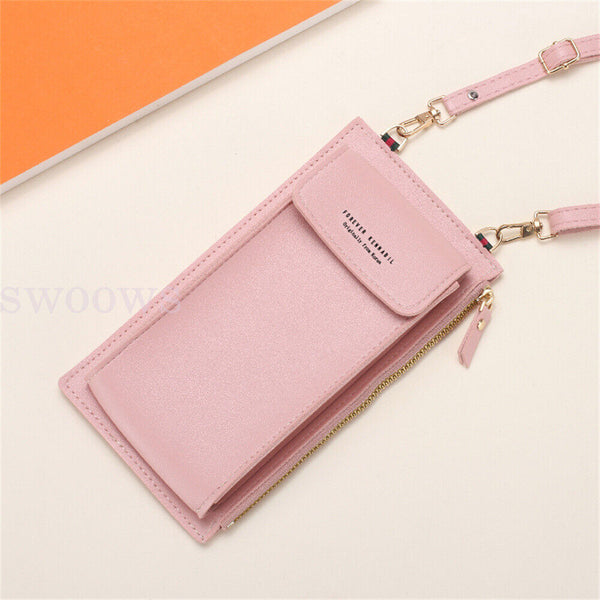 Travel Women Shoulder Bag Clutch Wallet Mobile Phone Bags Crossbody Leather Bag