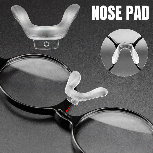 1/2 Silicone Anti-Slip Glasses Nose Pads U-shaped Nose Pad for Eyeglasses Access