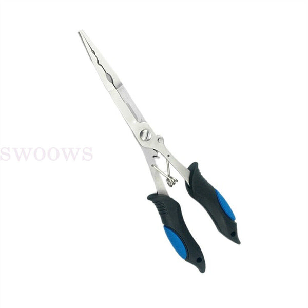 Stainless Steel Fishing Hook Remover Pliers 2 Colors Tackle Line Cutter Scissors