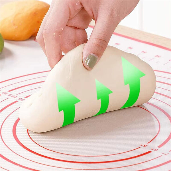 Silicone Baking Mat Non-Stick Rolling Cake Dough Scale Pastry Clay Fondant Sheet