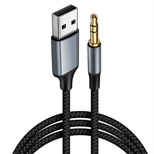 Adapter Wire USB A to 3.5 Jack Male to Male USB to 3.5mm Aux Line Audio Cable