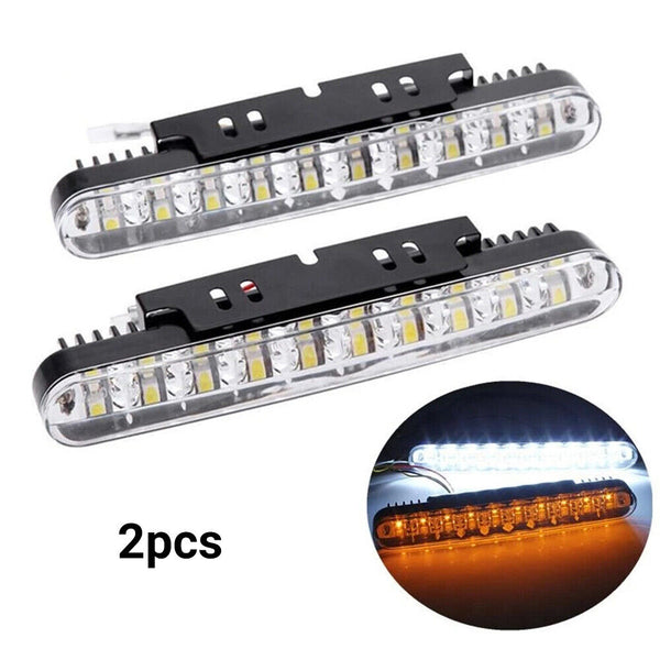 AU 2X 30 LED Car Daytime Running Light DRL Daylight Lamp with Indicators IP65