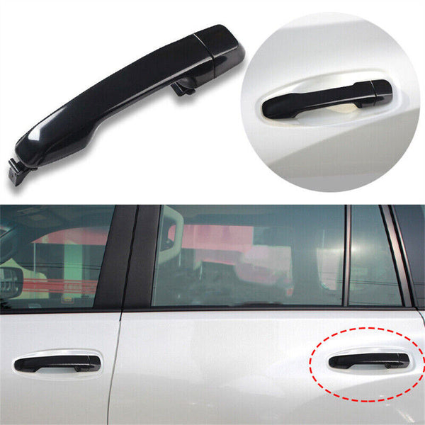 Pair Rear LH + RH Outer Door Handle for Toyota Prado J150 Series 2009-2020 Black