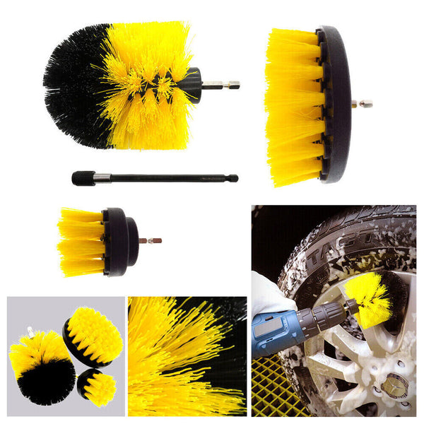 26PC Drill Brush Attachments Car Detailing Brush Kit for Auto Exterior Interior