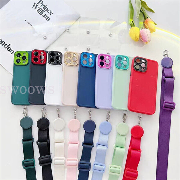 Adjustable Crossbody Phone Strap Lanyard For Mobile Phone Universal Detacha