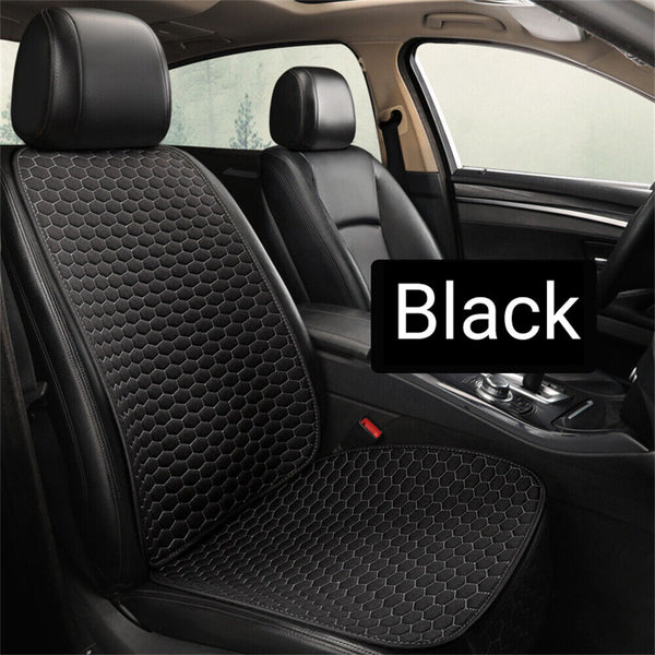 Universal Cotton Linen Car Seat Cushion Front Rear Seat Lined Pad Preotect Cover