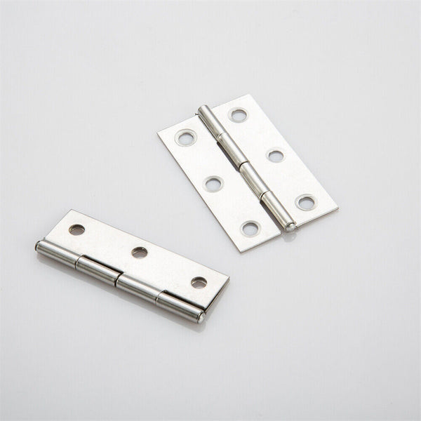 UP TO 20Pcs Stainless Steel Butt Hinges Door Window Cabinet Bearing Hinges new