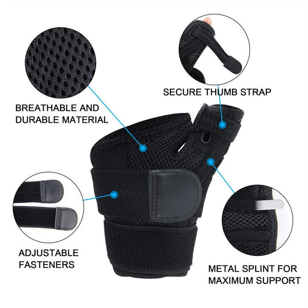 Thumb Support Wrist Arthritis De Quervains Spica Splint Carpal Tunnel Hand Brace