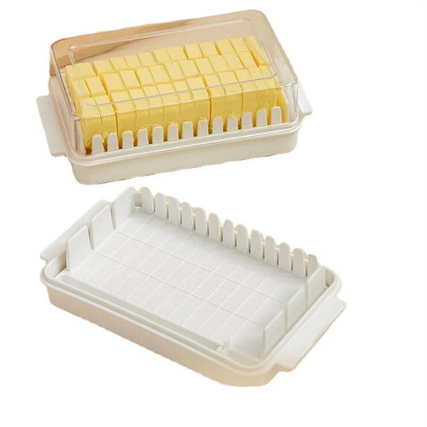 Butter Storage Case Food Butter Cheese Serving Storage Dish Container Box Lid