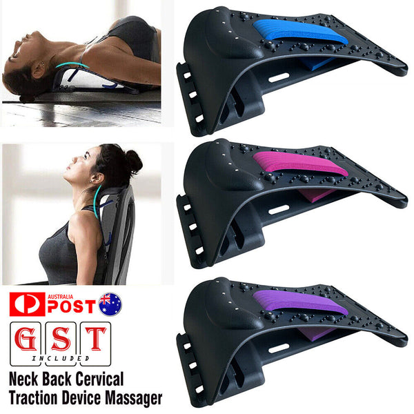 Neck and Upper Back Stretcher Cervical Traction Device Neck Massager Pain Relief