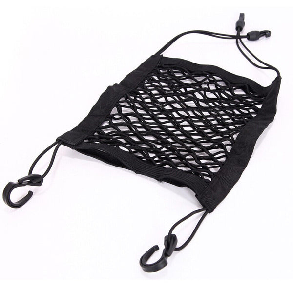 Universal Car Seat Storage Mesh Organizer Cargo Net Hook Pouch Holder Bag AU