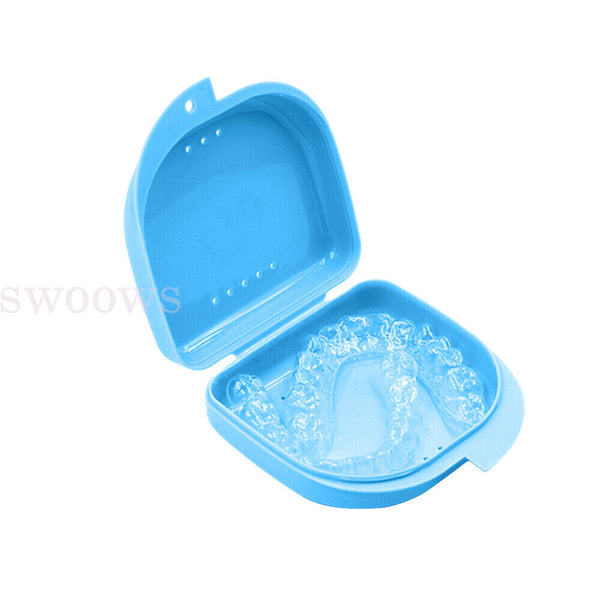 Orthodontic Retainer Box Teeth Mouth Denture Dental Case Guard Storage Sport