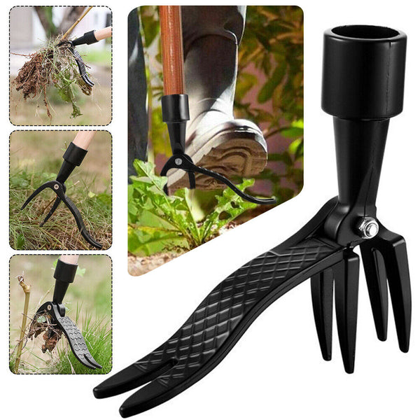 Weeder Puller Stand Up Weed Tool Handle Claw Garden Outdoor Root Remover Killer