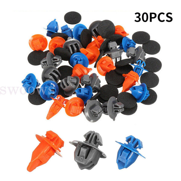 30x Front Door Trim Body Moulding Repair Panel Clip Kit For Toyota Prado 120 AU