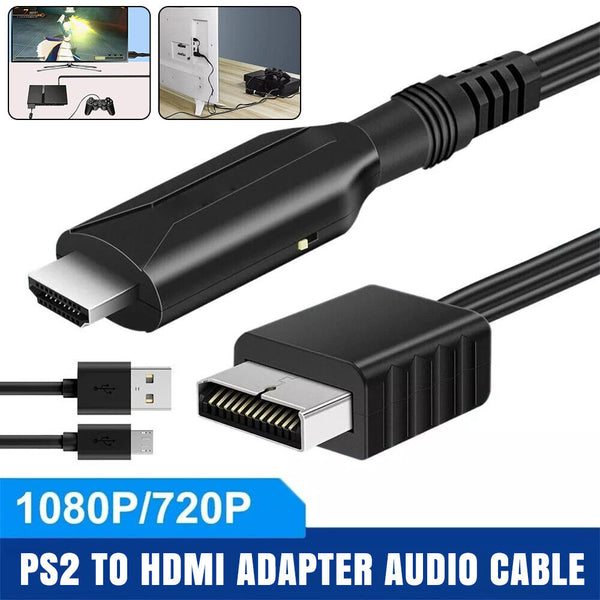 PS2 to HDMI Adapter PS2 to HDMI Cable Audio Video Converter HDMI Cable