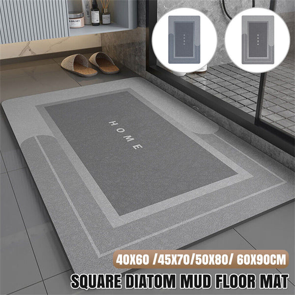 Super Absorbent Floor Mat Soft Quick-Drying Non-Slip Diatom Mud Bath Floor Mat +