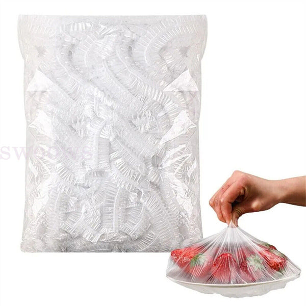 50-300x Food Cover Elastic Wrap Sealing Bag Kitchen Bowl Lids Fresh Keeping Bags
