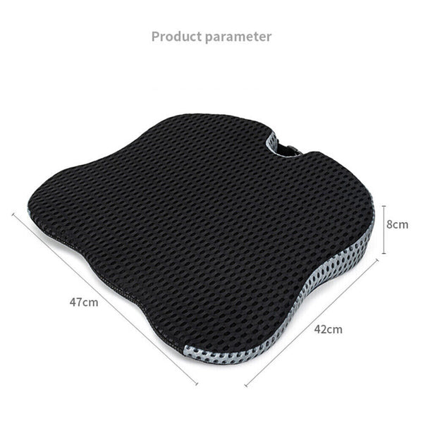 Universal Memory Foam Car Seat Cushion Driver Breathable Wedge Thicken Pad Mat