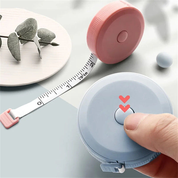 1.5m Retractable Body Measuring Soft Ruler Sewing Cloth Tailor Tape Measure