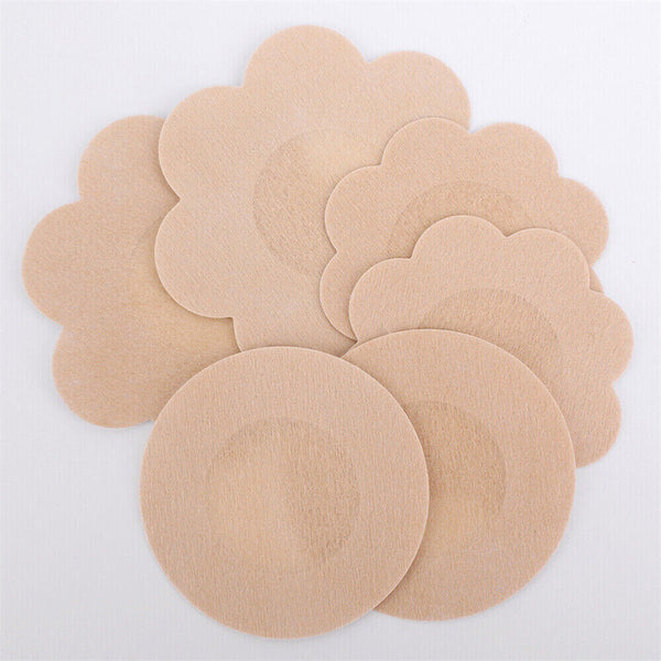 10-60x Patch Petal Shape Nipple Cover Breast Sticker Disposable Bra Pad Adhesive