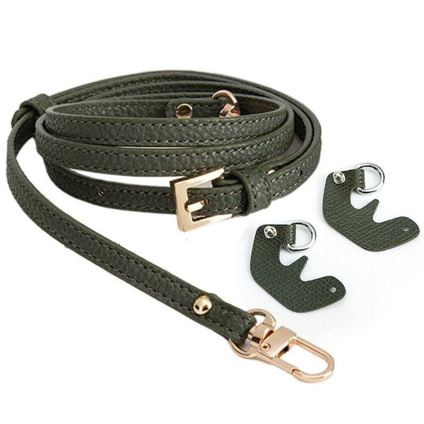 Replacement Hang Buckle & Adjustable Leather Strap Belt For Crossbody Bag AU