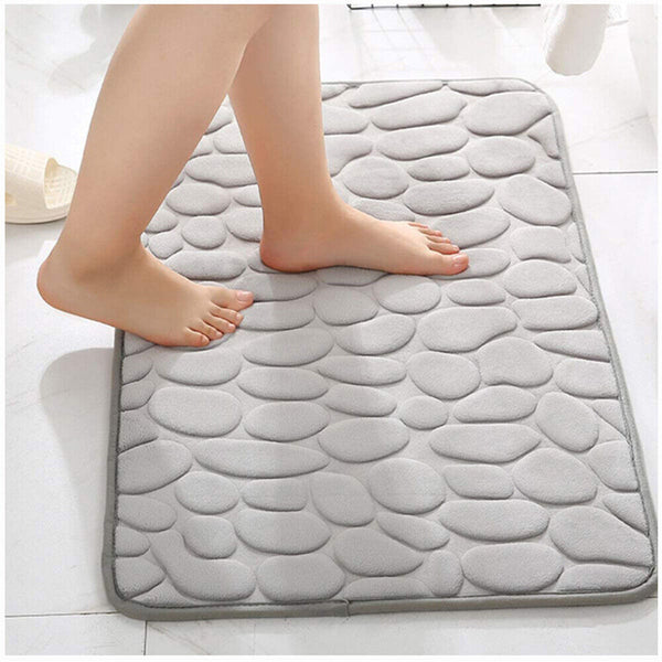 Non-slip Bathroom Carpet Super Absorbent Memory Foam Shower Bath Mat Door Mat