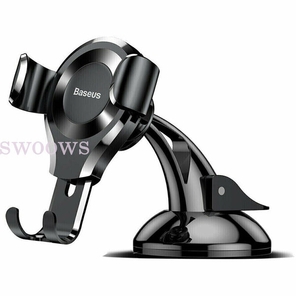 Phone Holder For Baseus 360° Car Mobile Cell Gravity Dashboard Suction Mount Sta