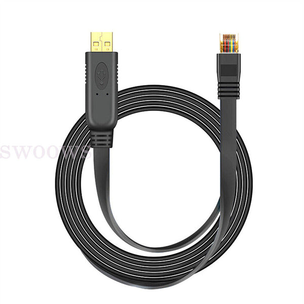 USB TO RJ45 Serial RS232 Console Cable Express Net Cable for Cisco Routers AU