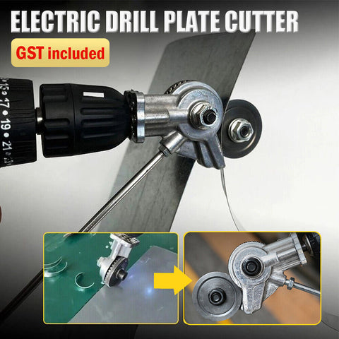 Electric Drill Plate Cutter Sheet Metal Nibbler Precise Cutting Sheet Cutter TM