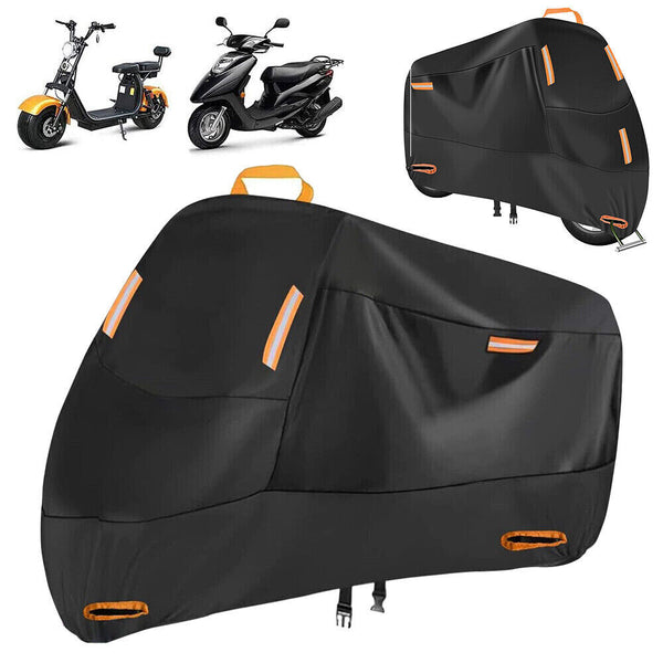 XXL Waterproof Motorcycle Motorbike Cover Outdoor Rain Dust UV Protector