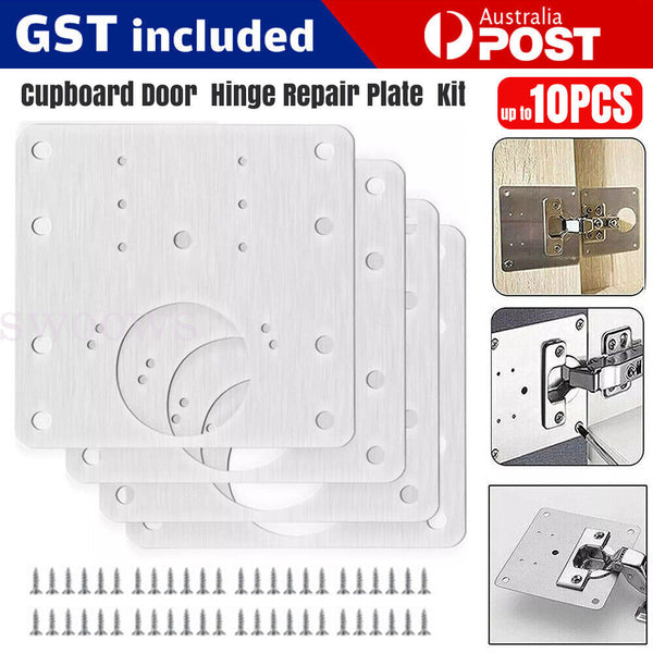 Kitchen Cupboard Door Hinge Repair Kit Hinge Repair Plate Cabinet Mount Tool NEW