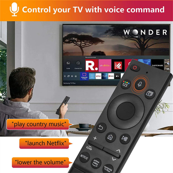 BN59-01357L Replacement Voice Remote for Samsung Q70A Q80A Q60A QLED 4K Smart TV